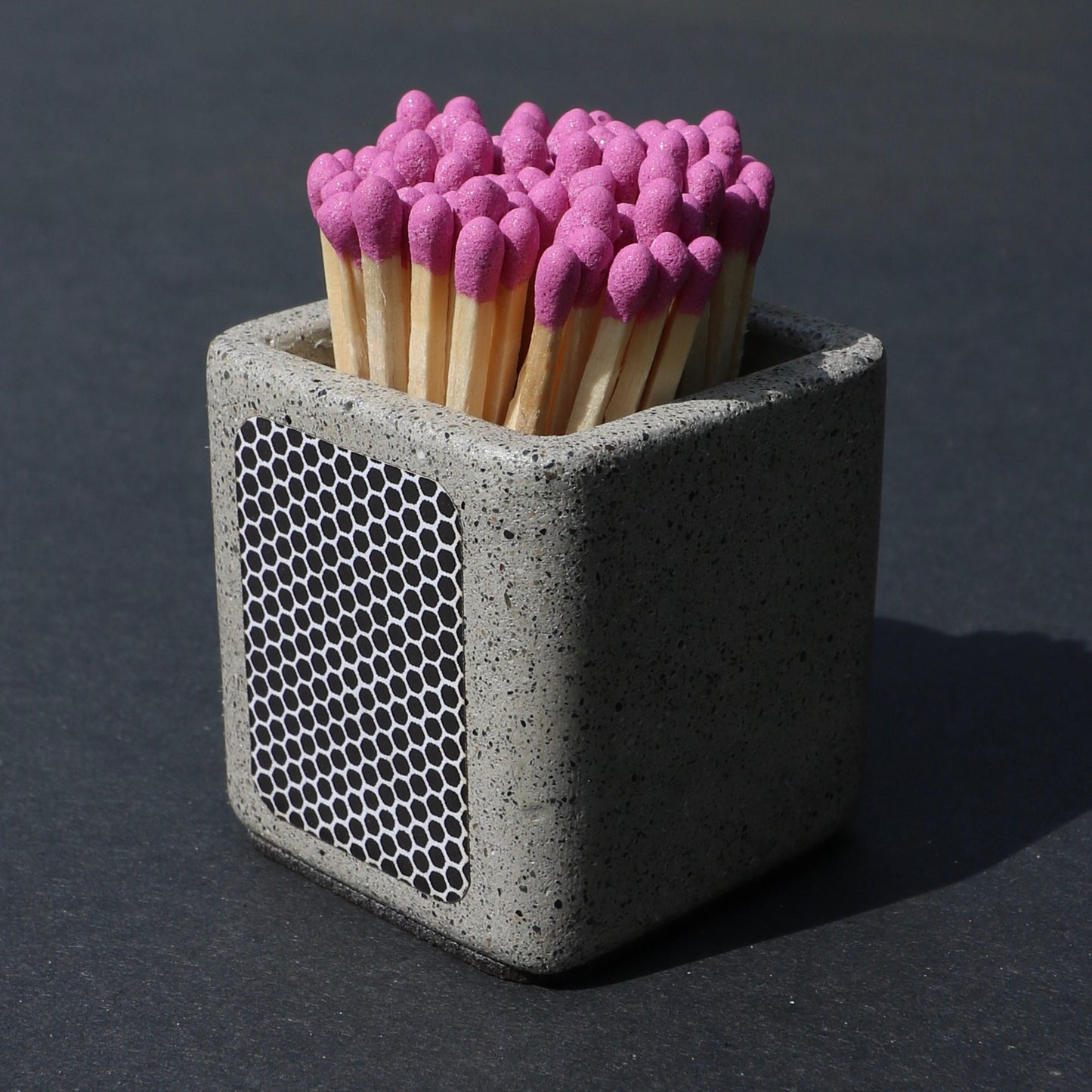 Smokey Grey Match Pot