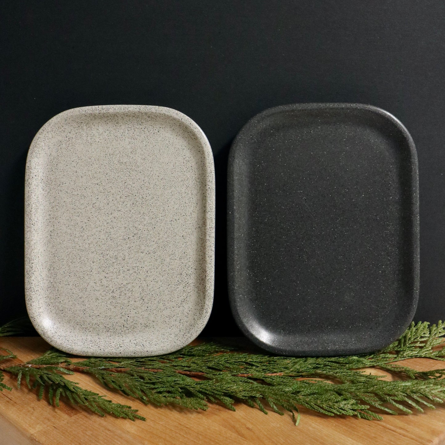 White Little Polished Concrete Tray